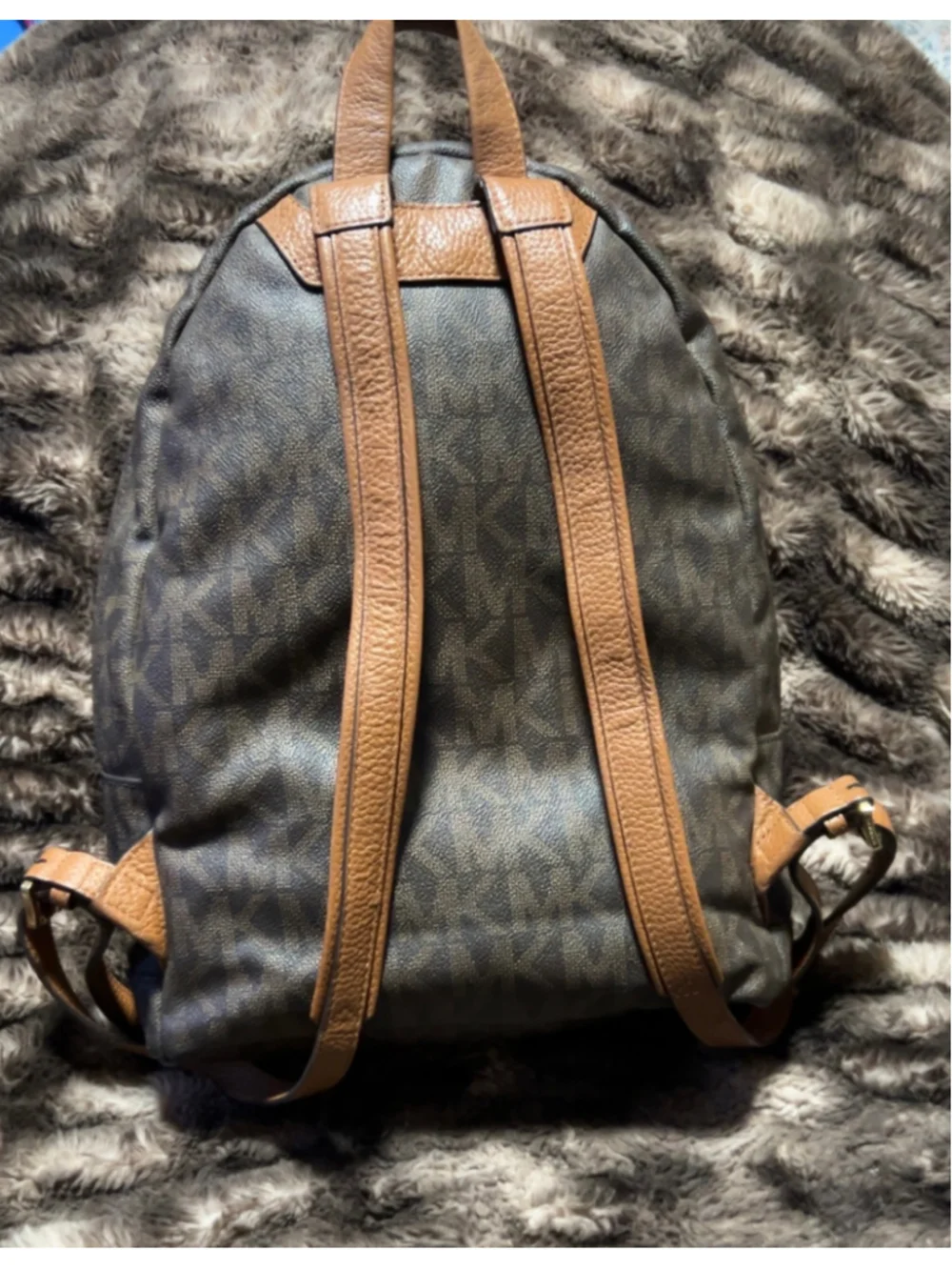 Women's Michael Kors Studded Backpack One Size Brown Gold